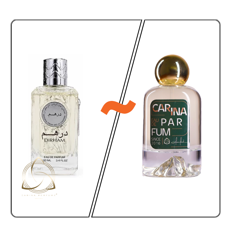 عطر ادکلن درهم مردانه نقره ای